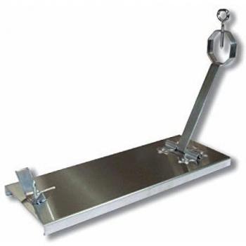 Flores Cortés Soporte jamonero, Cepillado, Acero Inoxidable