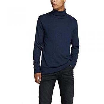 Jack & Jones Rollkragenpullover »Emil Knit Roll« navy