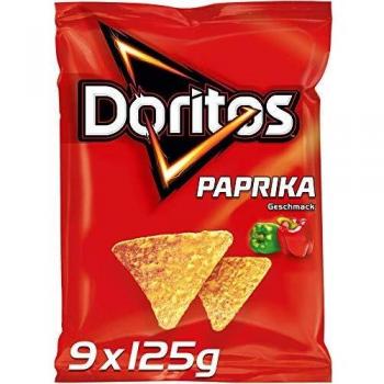 Paprika‑Biss Doritos – 9x125 g