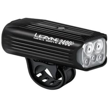 Set Luce Anteriore Lezyne MegaDrive 200+ – Power Pack Infiniti + Kit Carico (Nero)