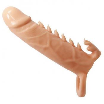 EMMIT Penis‑Sleeve 16 cm – Klitoris‑Reizstoff inklusive