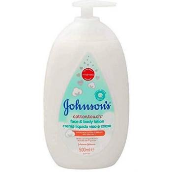 Johnson's Baby, Crema Liquida Viso e Corpo, Cottontouch, 500m