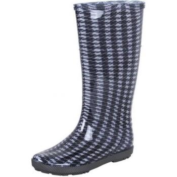 Damen Regenstiefel in Karomuster