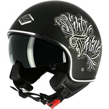 Astone casque moto jet noir mat taille M