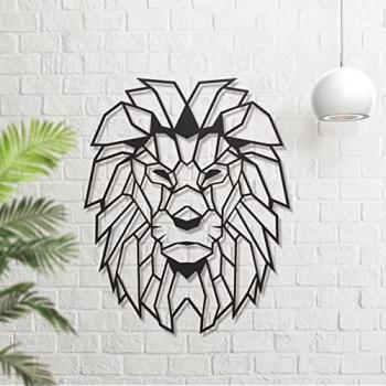 Lion Stylisé en Métal