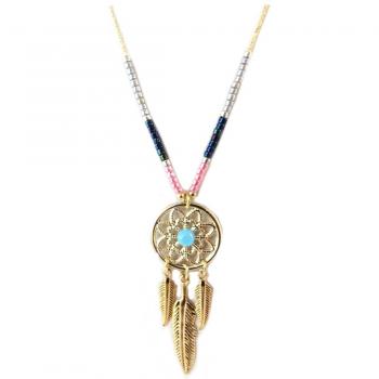 Turquoise Boho Handcrafted Necklace