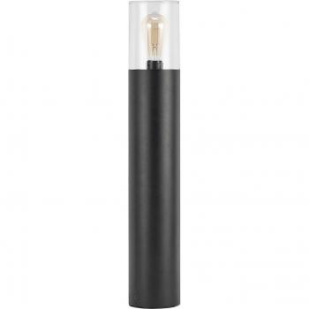 Borne lumineuse design Arcchio Liljana, noire, IP65, E27