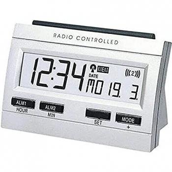 Despertador digital Proficell WT 87, 102 x 48 x 69 mm, 2 x AAA Micro, Plata