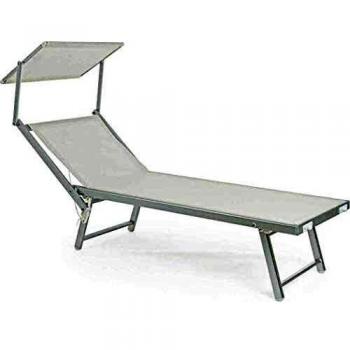 Cross Lettino Bizzotto C‑TETT Bianco