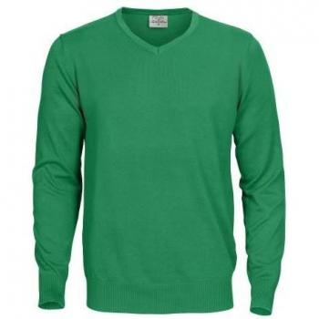 Felpa Uomo XXL bianco: lavorazione a maglia sul dritto, scollo V
