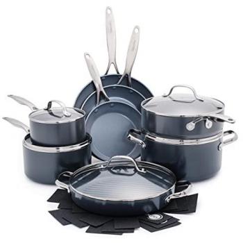 GreenPan Valencia Pro Non-stick 13-Piece Cookware Kit + Bonus Inclusion