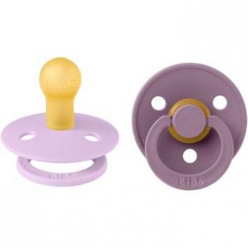 BIBS Ciucio in Gomma Naturale Dimensione 1: 0+ mesi Viola Cielo/Mauve 2 pz