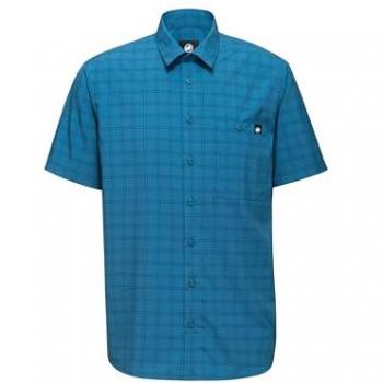 Camisa de Manga Corta para Hombre Mammut Lenni Azul