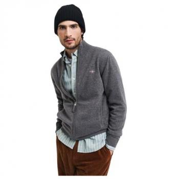 Gant Herren Pullover mit Reißverschluss