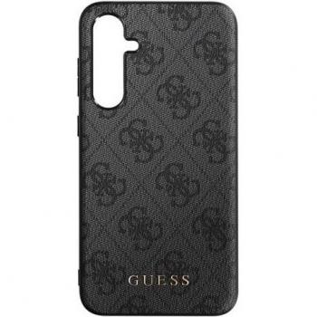 Case Guess 4G Metal Gold Logo per Samsung Galaxy S23 FE – Grigio