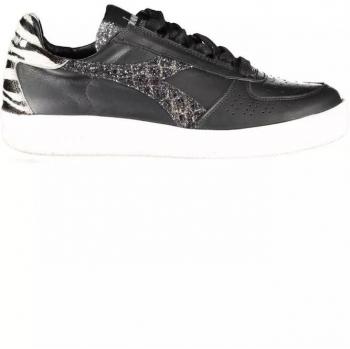 Diadora Sporty Black Contrast Laced Sneaker – Female, EU 35.5 / US 5.5