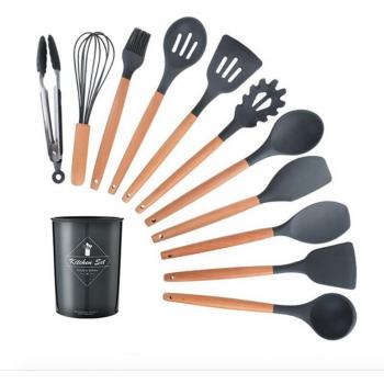 Non-Stick Silicone Kitchen Spatula Set (12 Pack)