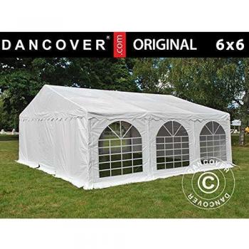 Dancover Carpa de Fiestas 6×6 m en Blanco
