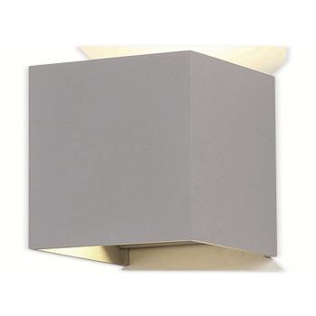 Applique LED murale 12W IP54 gris