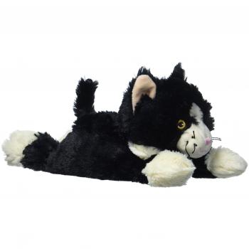 Warmies® Wärmekissen/Stofftier Katze liegend schwarz Hirse Lavendelfüllung 40cm 700g