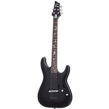 Schecter Damien Platinum 6 SBK Satin Black Satin Black