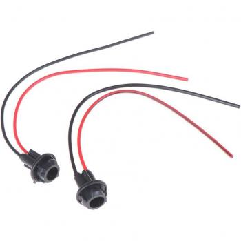 2 Pack T10 W5W 168 LED Bulb Socket for Dashboard