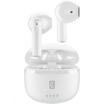 Auricolari Bluetooth Cellular Line Wizy Eleganti e Compatti Bianco