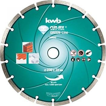 Disque à tronçonner KWB CUT-FIX® 230 mm avec alésage 22,23 mm