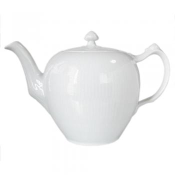 Royal Copenhagen Porcelain White Tea Pot