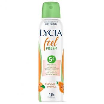 Lycia Duftendes Deodorant Spray 5In1 Pfirsich und Papaya 150 ml