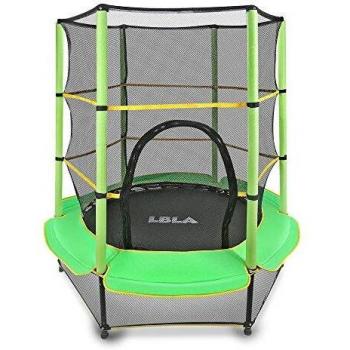 LBLA FunBounce Trampoline Kinder Ø 140 cm – Indoor & Outdoor mit Randabdeckung