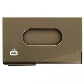 Porte‑Carte Ögon One Touch Aluminium Gris Sombre