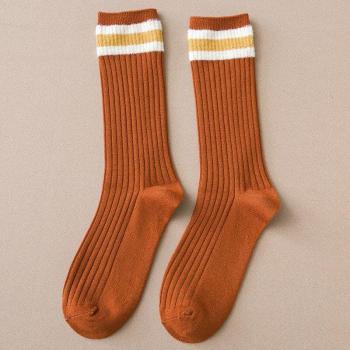 Calcetines hasta la rodilla de algodón para niños, medias largas transpirables y coloridas