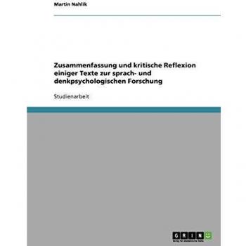 Zusammenfassung und kritische Reflexion einiger Texte zur sprach