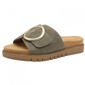Mules Tamaris en Cuir Vert