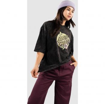 Santa Cruz Take Flight Dot Oversized T-Shirt Schwarz Waschung