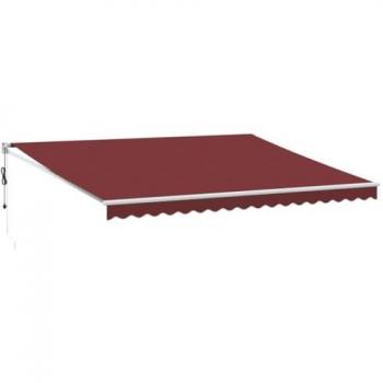 Instant Burgundie Canopy 450x300 – Self-Adjusting Awning