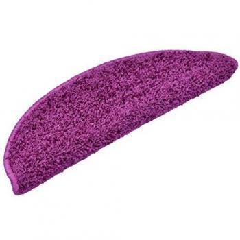 Vidaxl Stair Treads 15 pcs Violet 56x17x3 cm