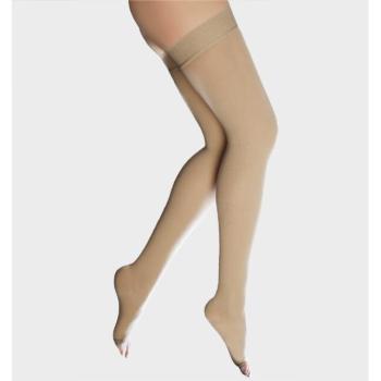 Evo Cotton 262 Beige Autoreggente Coscia Intera Corto