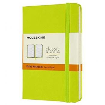 Moleskine Pocket Ruled Hardcover Notebook: Lemon Green