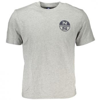 North Sails Gray Cotton T-Shirt
