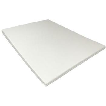 Surmatelas 160 x 200 cm en mousse à mémoire de forme déhoussable 5 cm