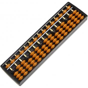 15-Digit Plastic Counting Abacus for Children's Math Skills