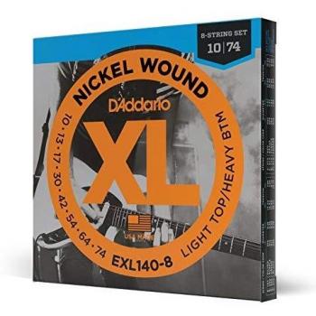 DAddario EXL140-8 10-74 Gauge Strings