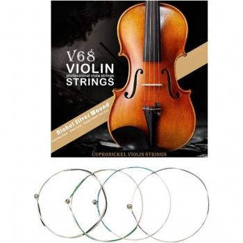 Cuerdas Profesionales IRIN V68 para Violín (E-A-D-G) – 4/4, 3/4, 1/2, 1/4