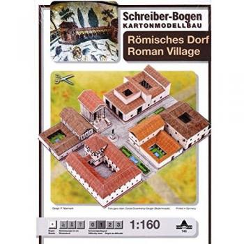 Maquette en carton : ensemble village romain schreiber-bogen