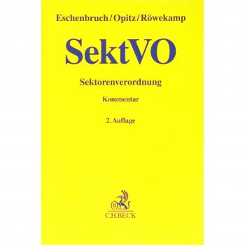 Sektorenverordnung: Verordnung über die Vergabe von Aufträgen im Bereich des Verkehrs, der Trinkwasserversorgung und der Energieversorgung