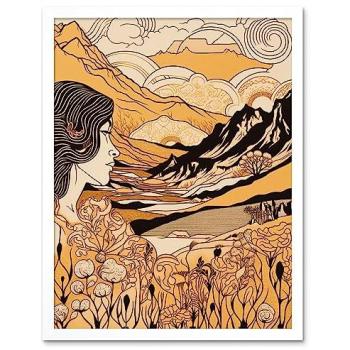 Mountain Bloom Wall Decor – Earth Goddess Edition