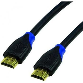 Cavo HDMI High Speed con Ethernet 4K/60Hz LogiLink CH0063, 3 m Nero
