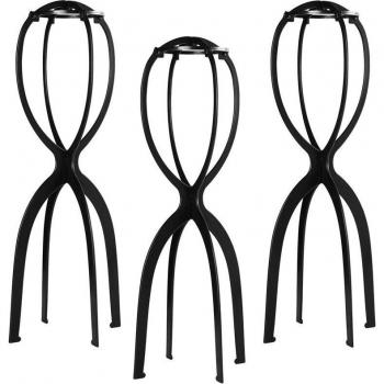 3-Pack Travel Wig Stands
